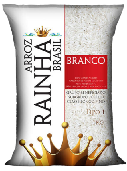 embalagm arroz rainha brasil tipo 1